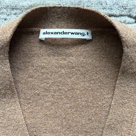 T by Alexander Wang Tan Cardigan - Picture 2 of 5